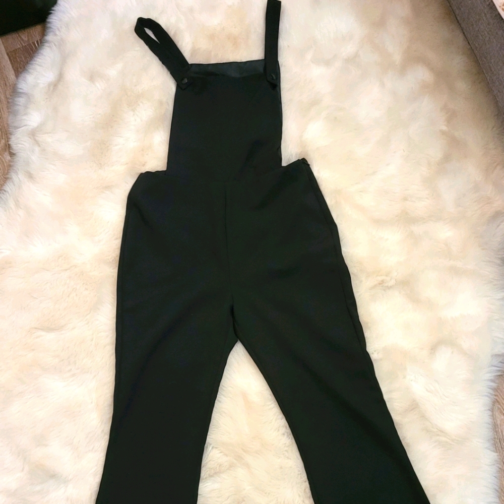 Black dressy overalls